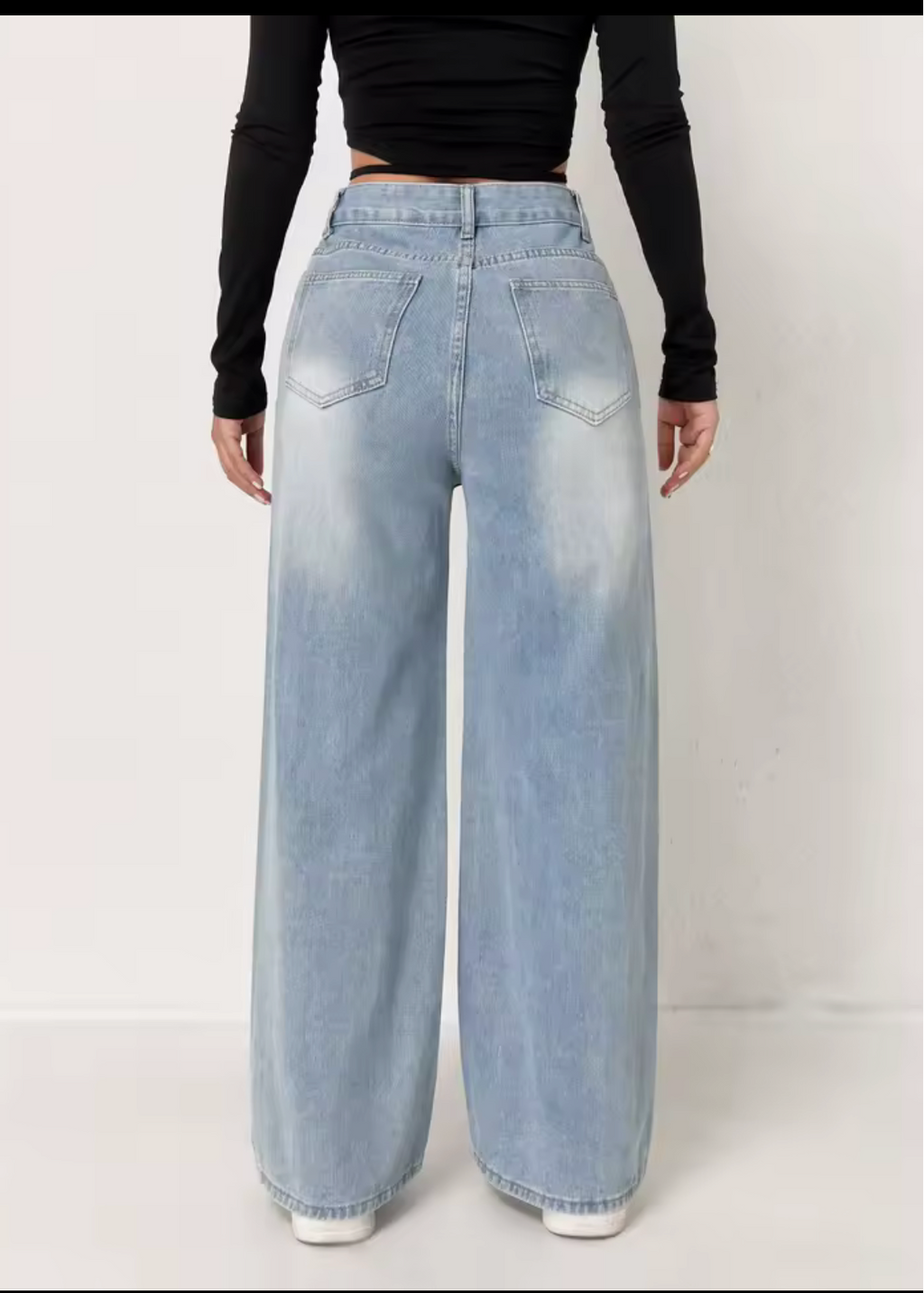 Jean Femme Style Vintage - Wide Leg