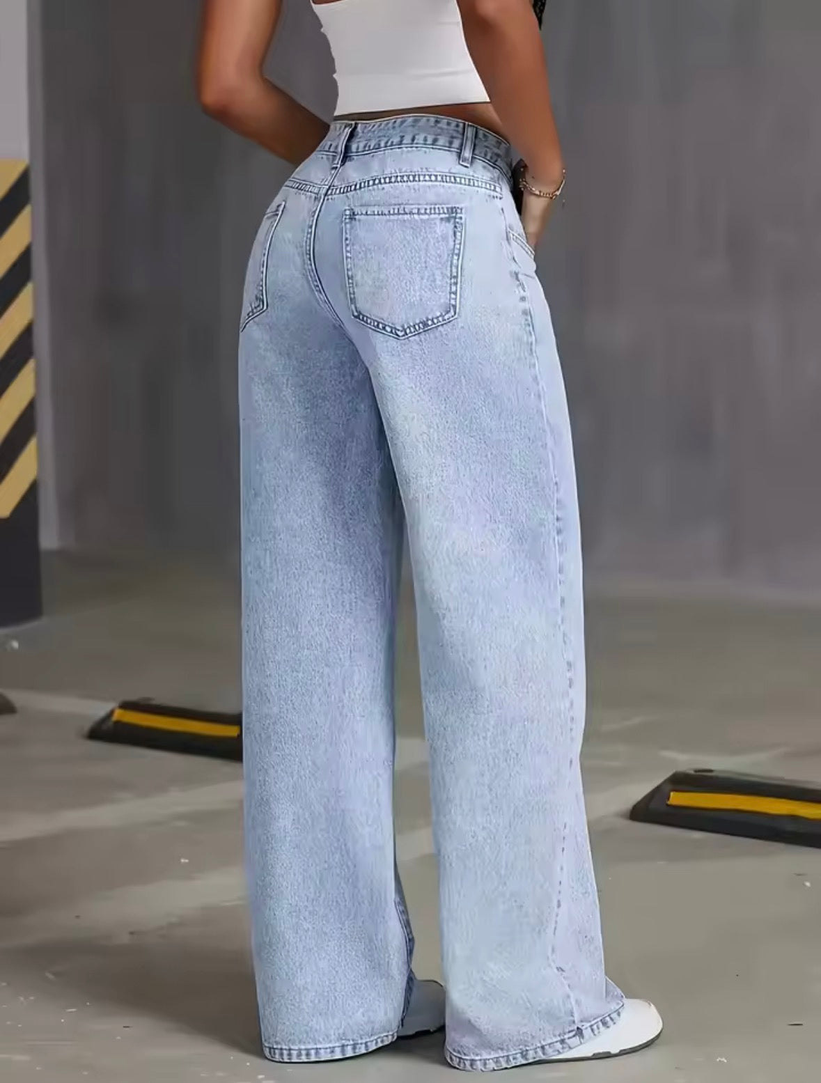 Jean Femme Style Vintage - Wide Leg