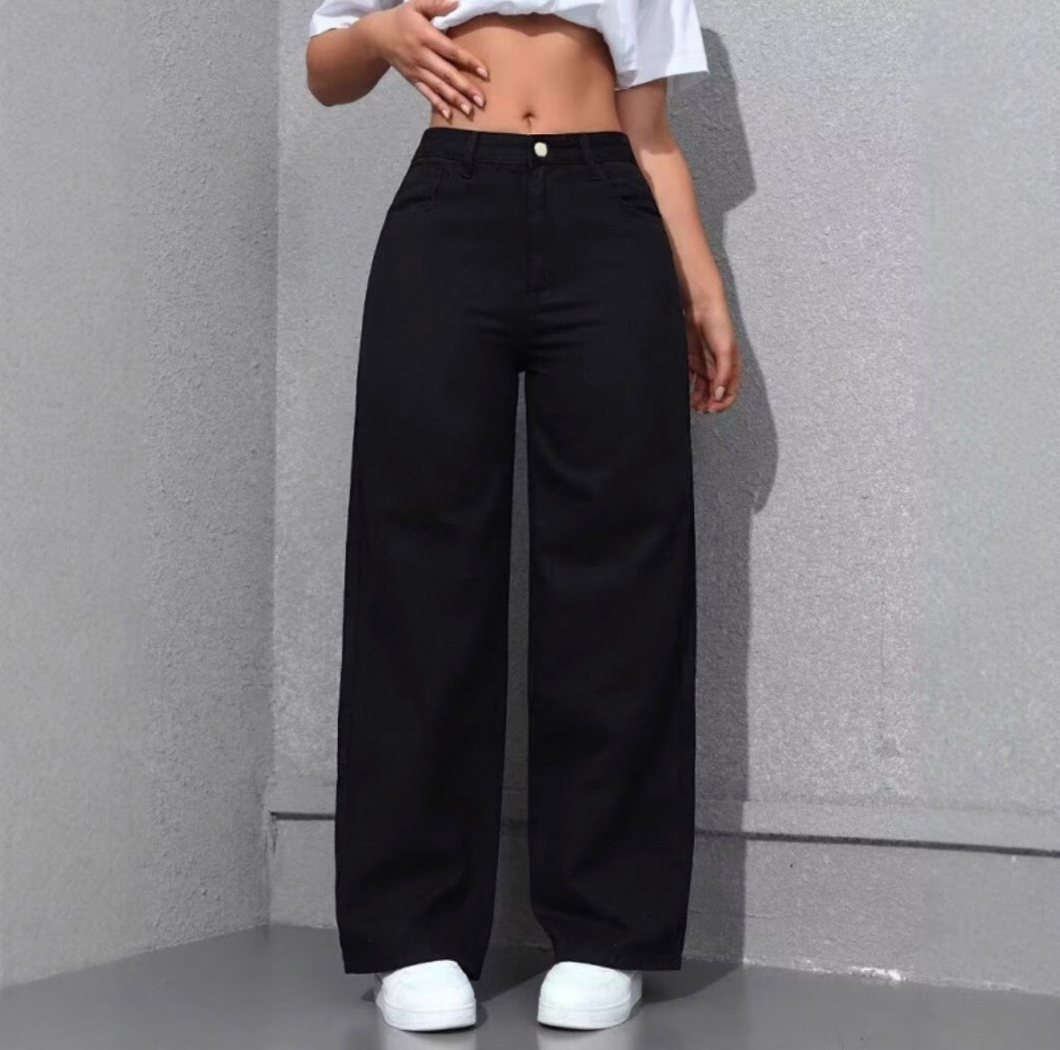 Jean Femme Style Vintage - Wide Leg