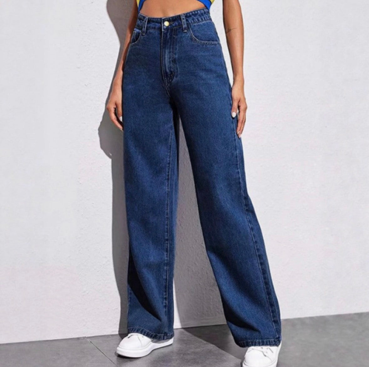 Jean Femme Style Vintage - Wide Leg