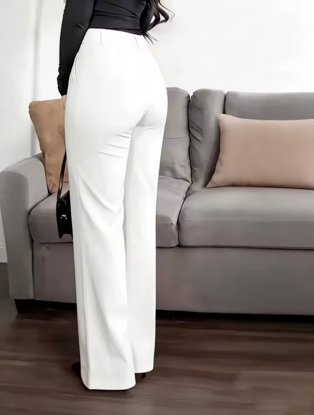 Pantalon De Costume Femme - Taille Haute