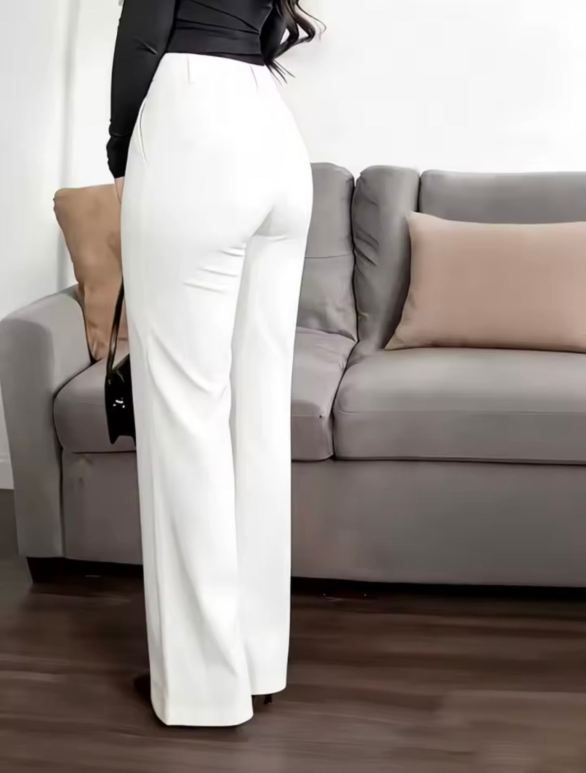 Pantalon De Costume Femme - Taille Haute