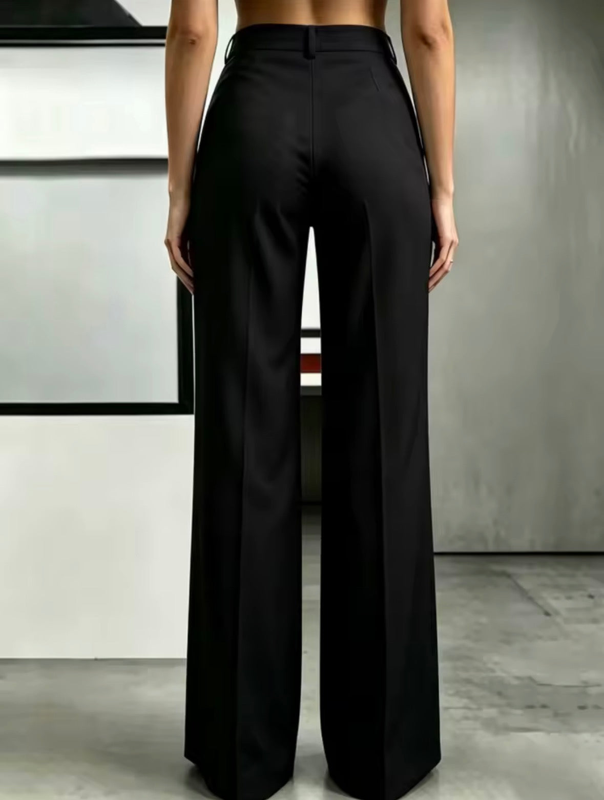 Pantalon De Costume Femme - Taille Haute